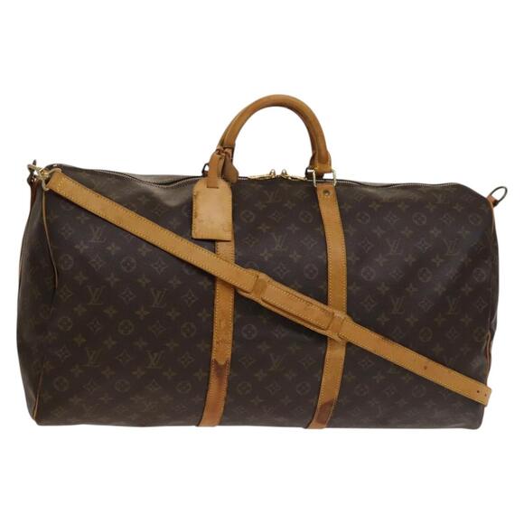 LOUIS VUITTON Monogram Keepall Bandouliere 60 Boston Bag M41412 - Picture 1 of 16